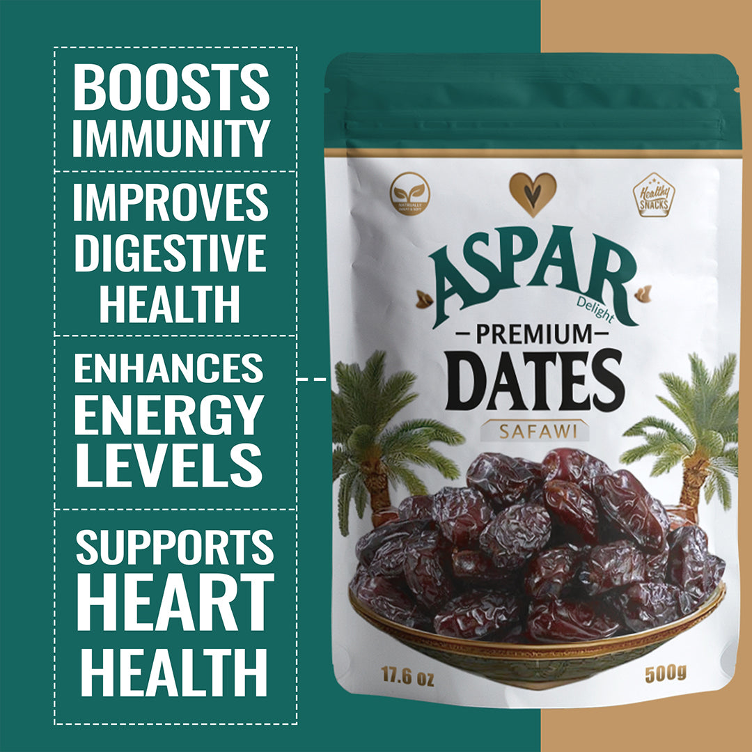 Safawi Dates(500G) – Premium Rich & Soft Delight